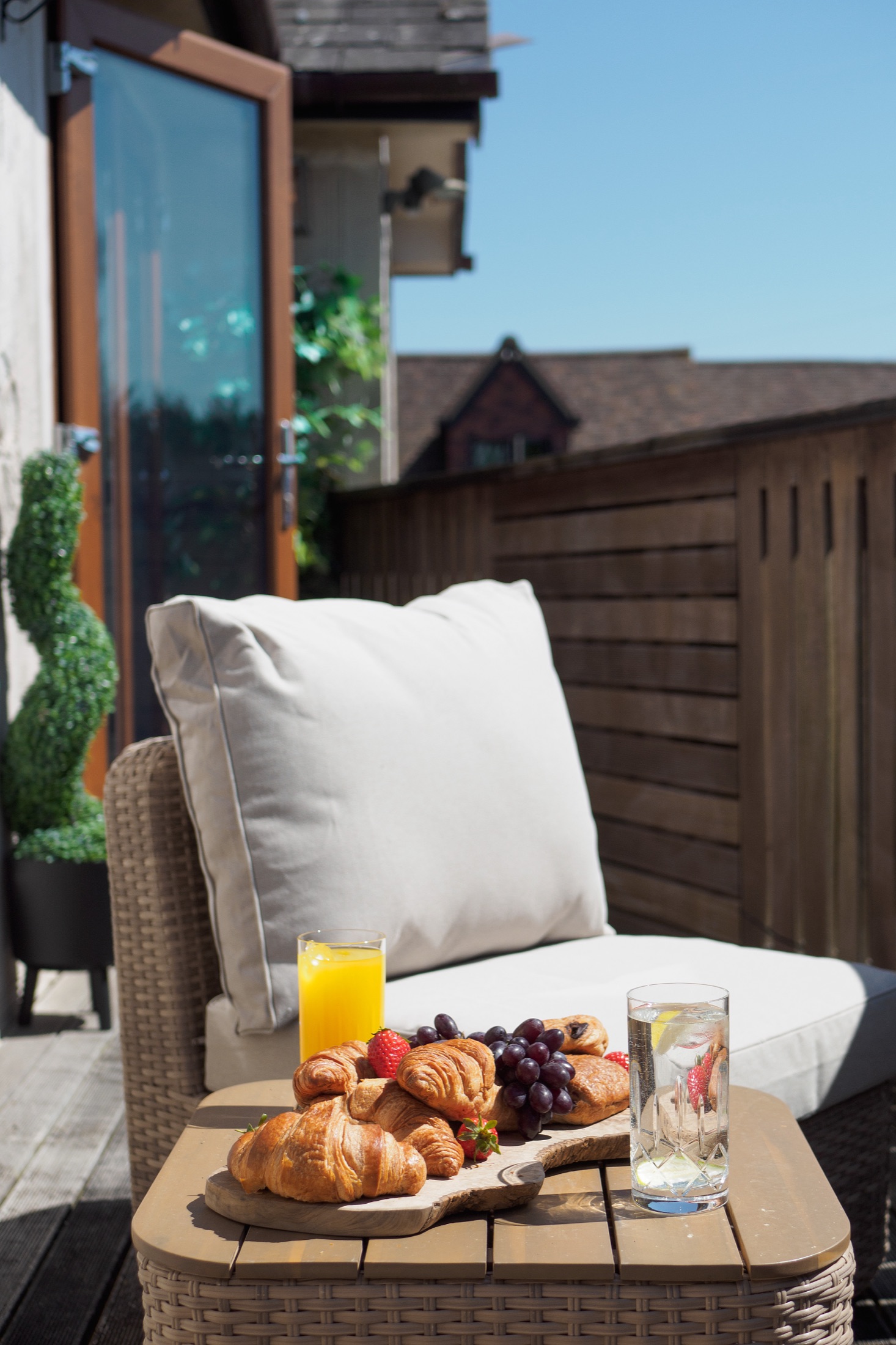 Balcony at Hawks Farm, Little Sampford