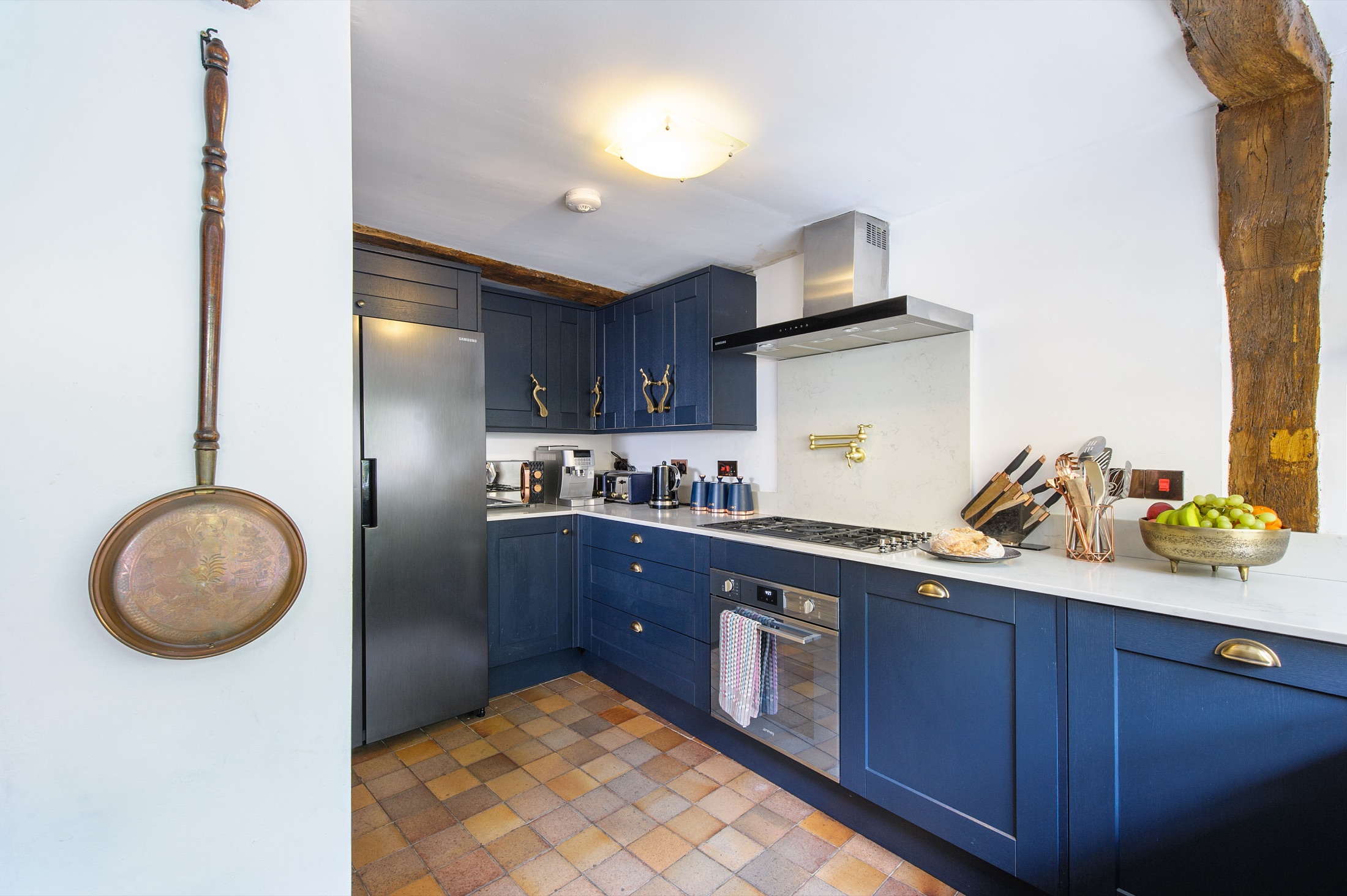 Kitchen at The Manor House, Saffron Walden