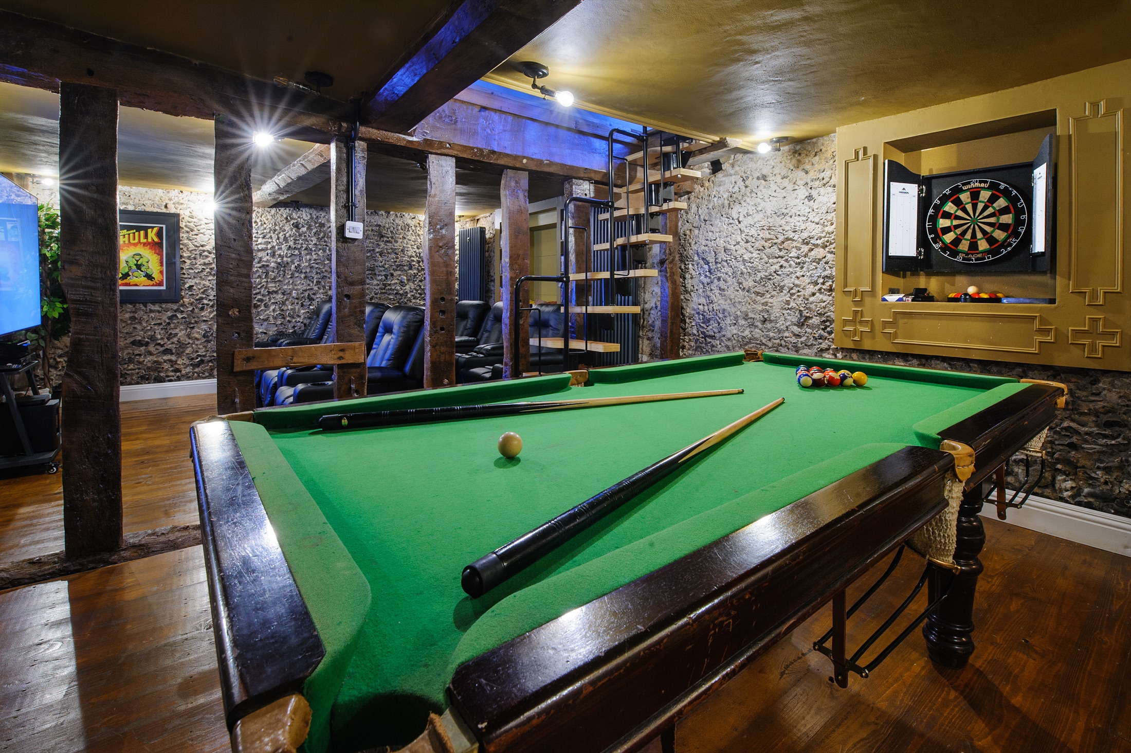 Games Room at The Manor House, Saffron Walden