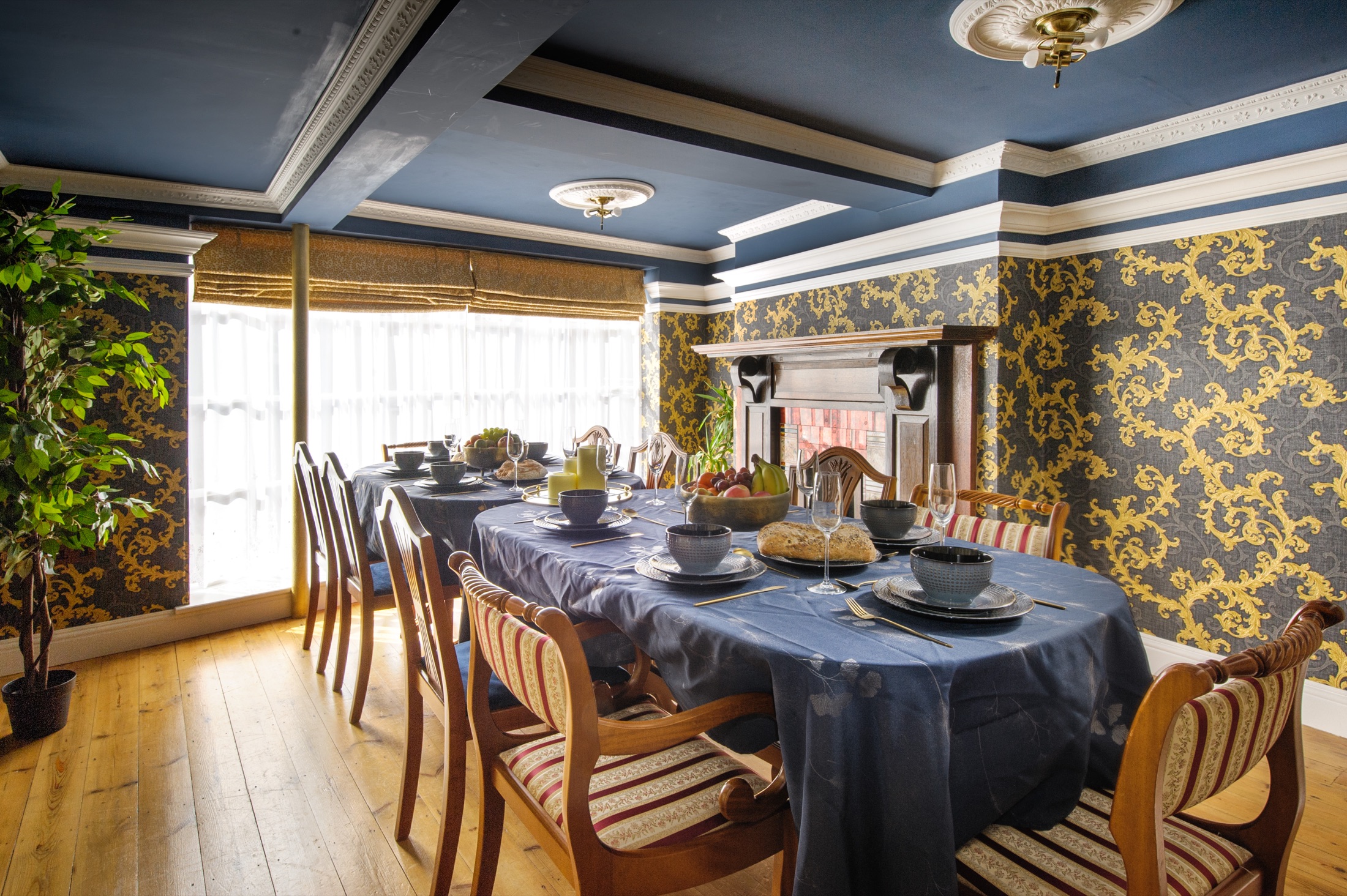 Dining Room at The Manor House, Saffron Walden