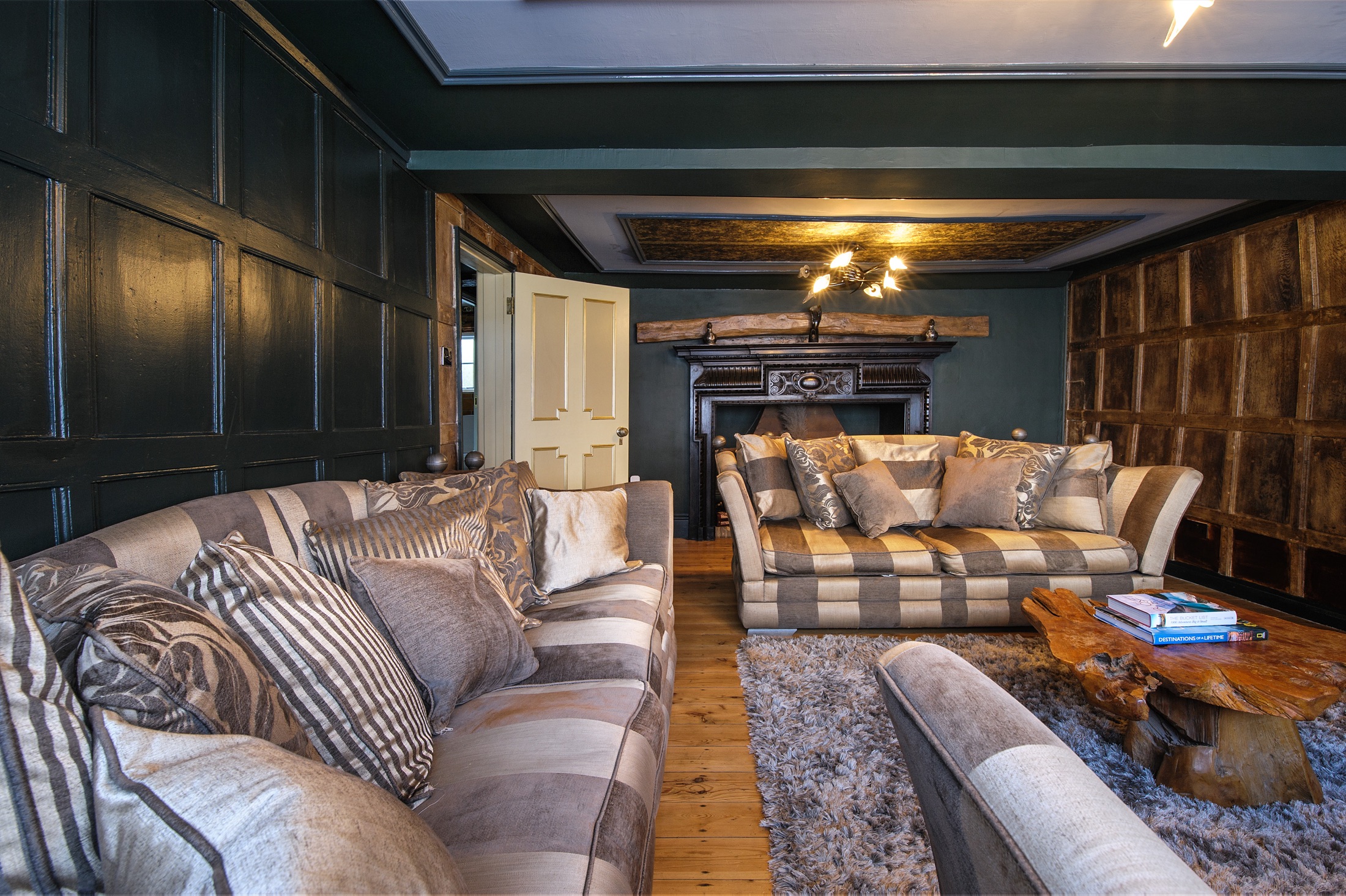 Lounge at The Manor House, Saffron Walden