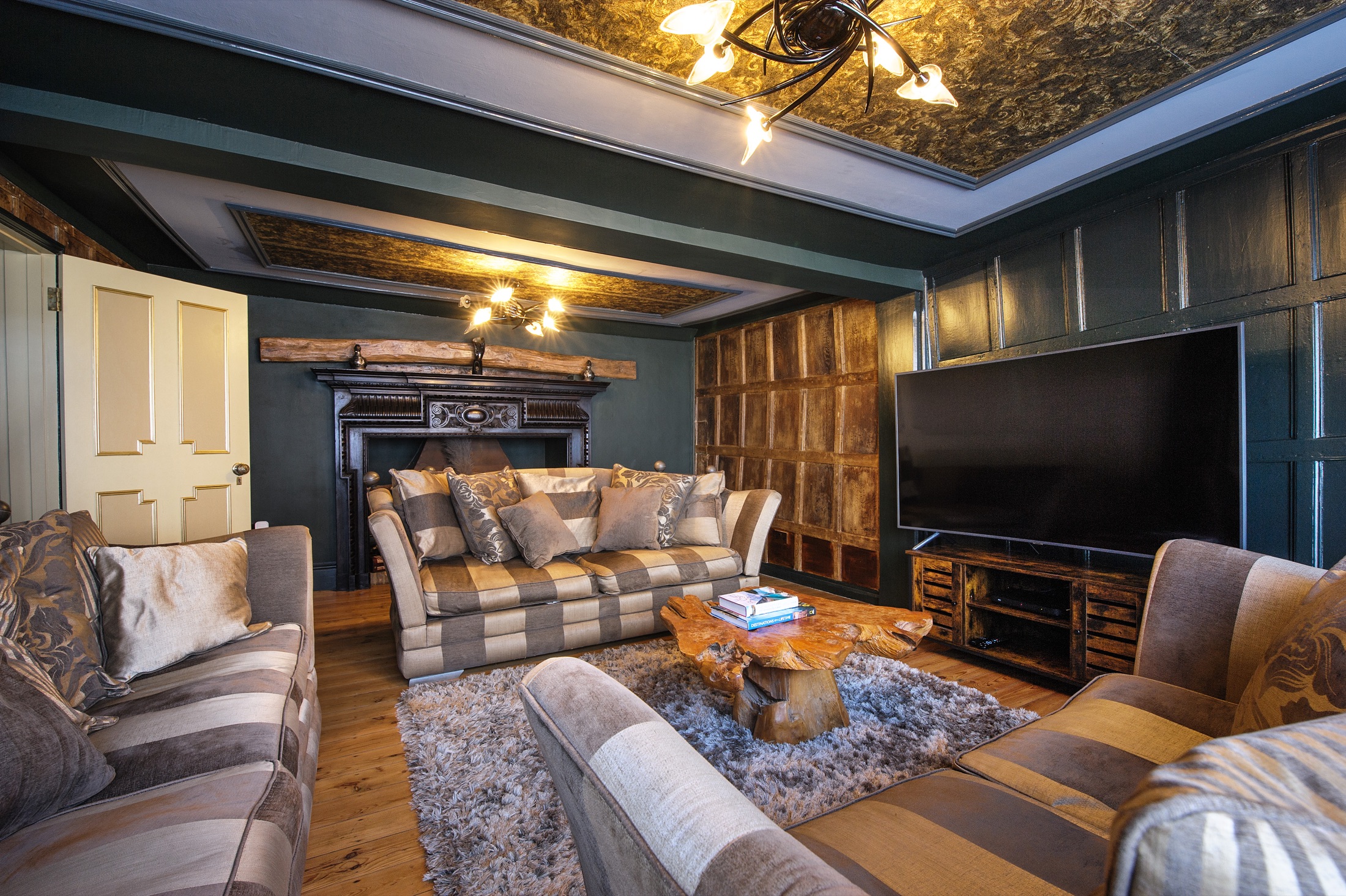 Lounge at The Manor House, Saffron Walden